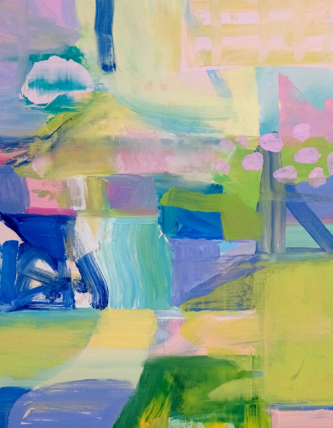Panel 1, painting by Donald Vaccino