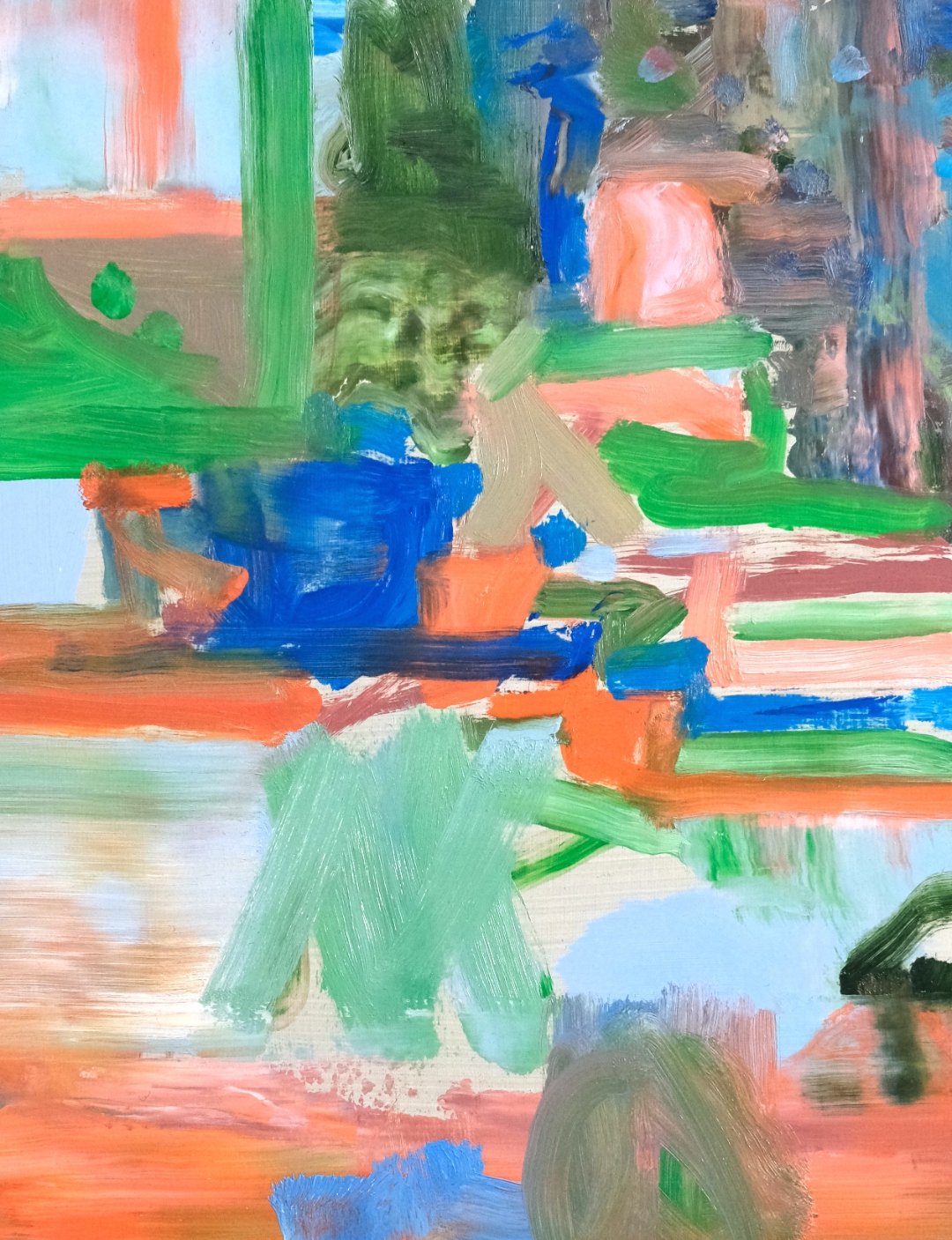 Panel 2, painting by Donald Vaccino