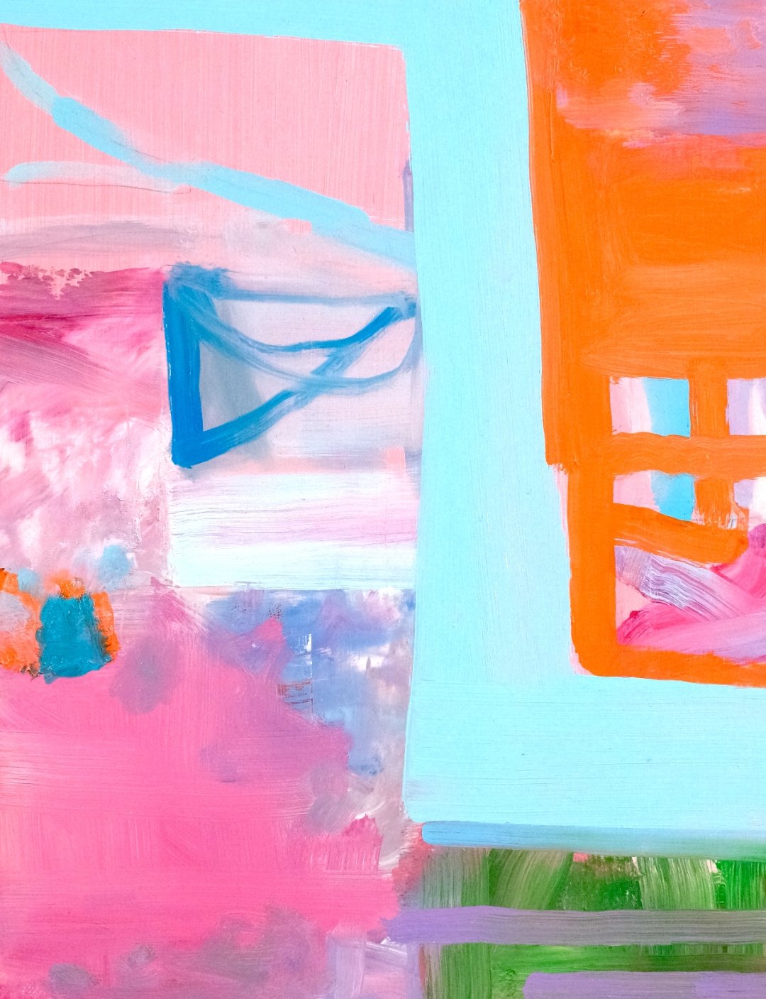 Panel 3, painting by Donald Vaccino