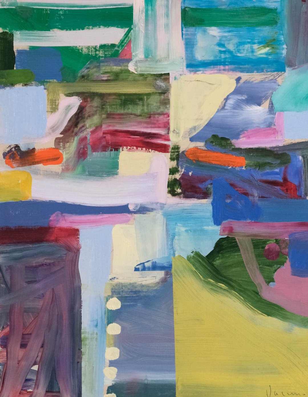 Panel 4, painting by Donald Vaccino