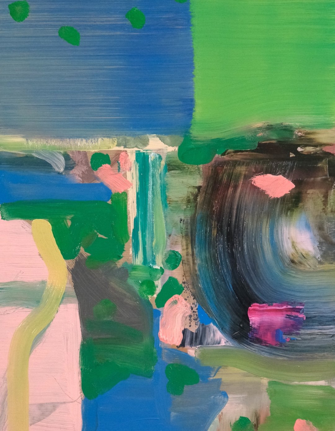 Panel 5, painting by Donald Vaccino