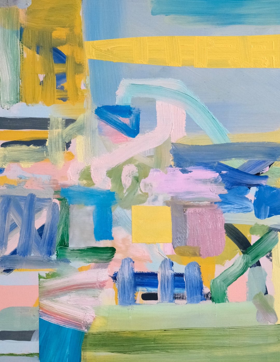 Panel 6, painting by Donald Vaccino