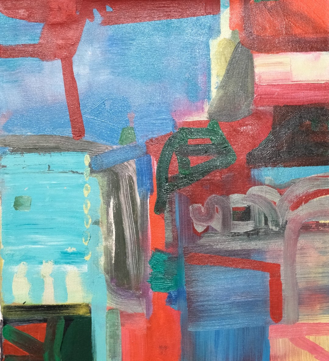 Swift Radiance Study 2, painting by Donald Vaccino