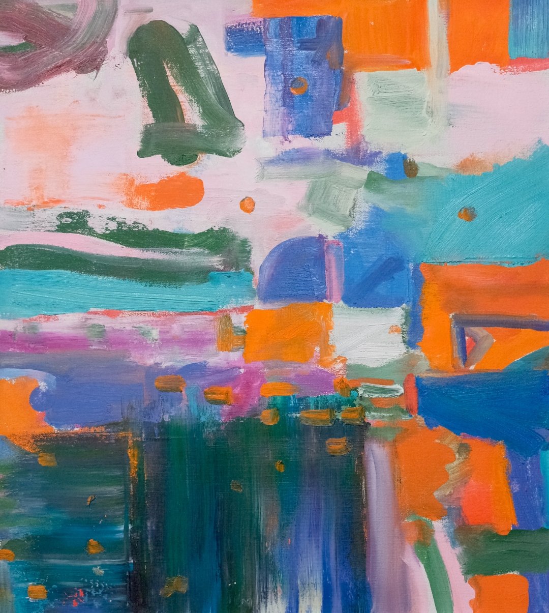 Swift Radiance Study 3, painting by Donald Vaccino