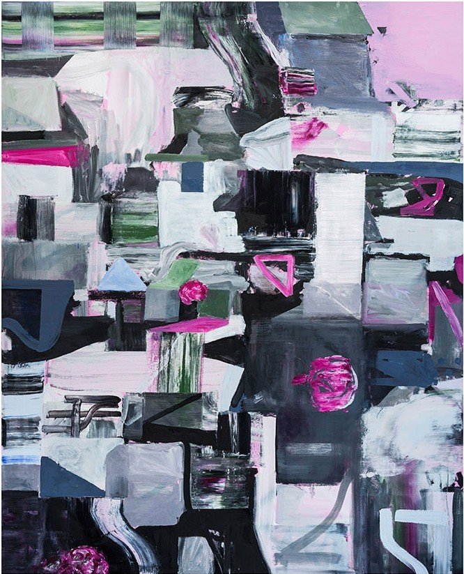 The Space Between Us, painting by Donald Vaccino